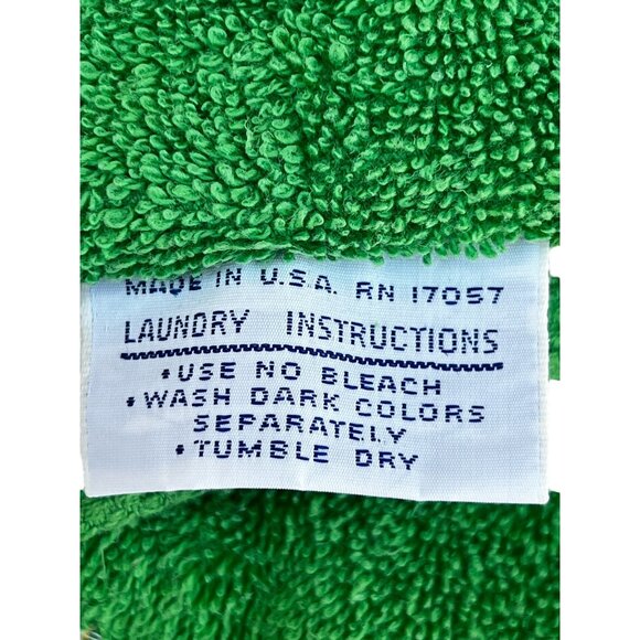 Embroidered Green Holiday Hand Towels Set Of 2 With Candle Design By Ames - Picture 5 of 8